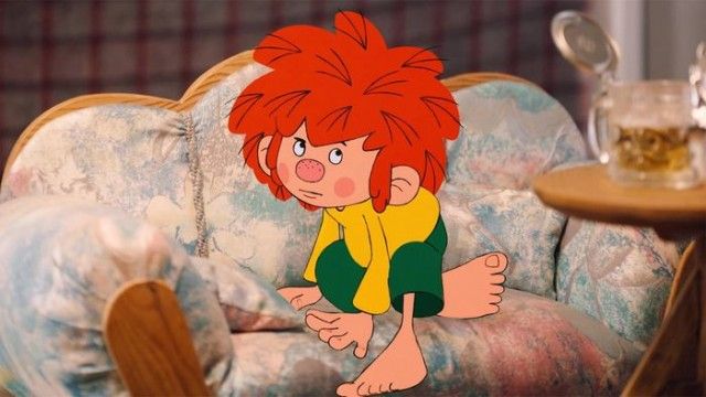 Pumuckl celebrates New Year's Eve