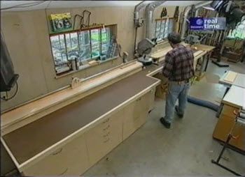 Miter Bench and Storage (2)