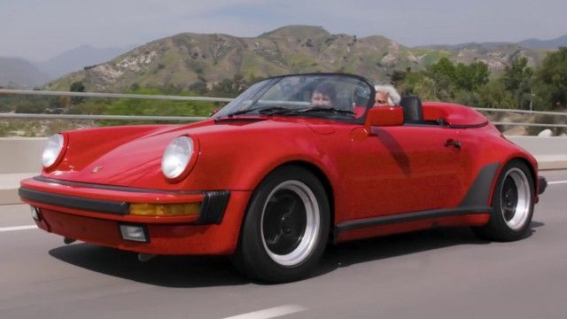 Jay Leno Drives a "Brand-New" 1989 Porsche Speedster with 2,600 Miles!