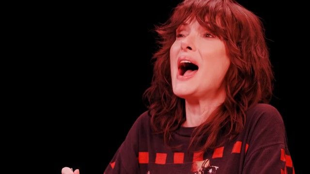 Winona Ryder Needs More Ice Cream While Eating Spicy Wings