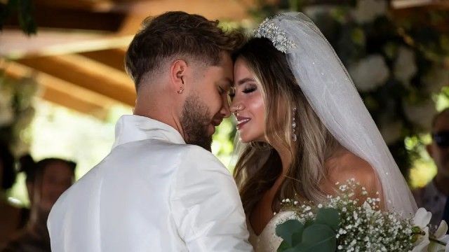 Erick e Irma se casan en la espera de un bebé