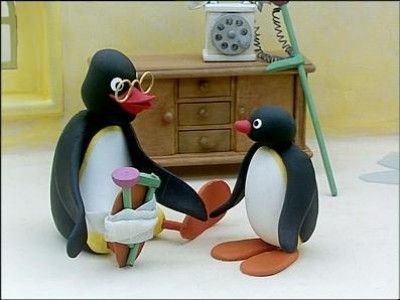 Pingu Helps Grandfather