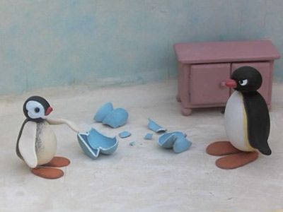 Pingu and the Broken Vase