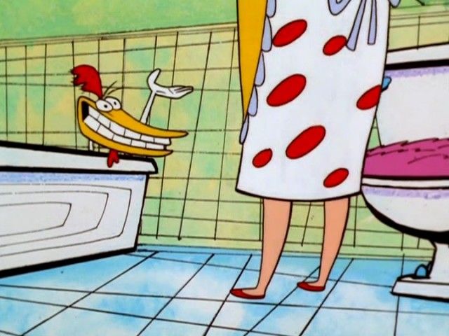 Chicken In The Bathroom