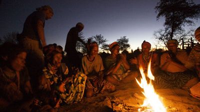 The San Bushmen of The Kalahari