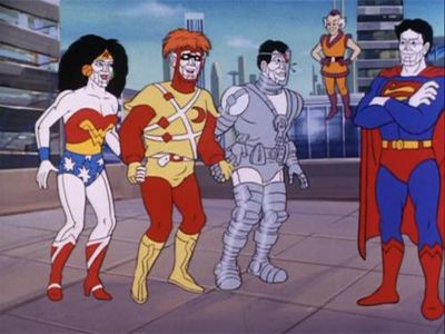 The Bizarro Super Powers Team