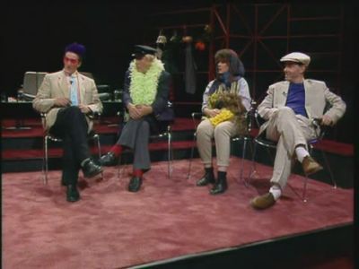 Stephen Fry, Peter Cook, Josie Lawrence, John Sessions