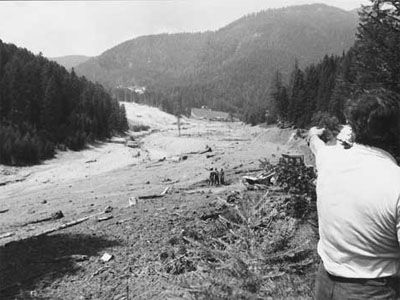 Flood at Stava Dam