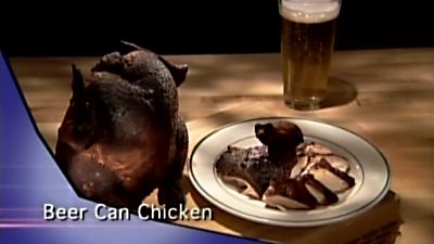 Beer Can Chicken Dinner