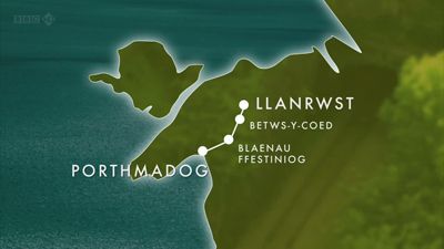 Llanrwst to Porthmadog