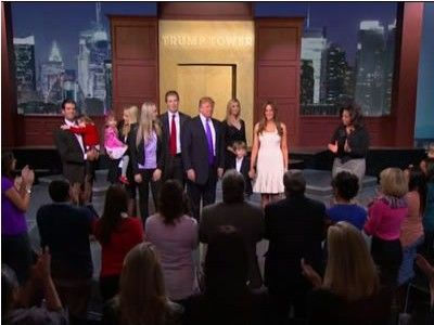 A T.V. First: Donald Trump and His Five Children