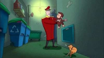 Curious George and the Trash