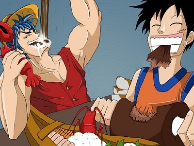 The Strongest Tag-Team! Luffy and Toriko's Hard Struggle!