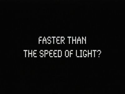 Faster Than the Speed of Light?