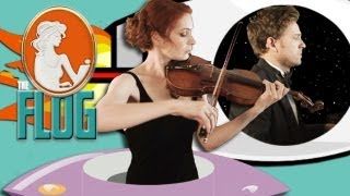 Felicia Day Plays Violin with Tom Lenk