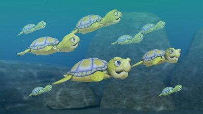 Dinosaur Train Submarine: A Sea Turtle Tale