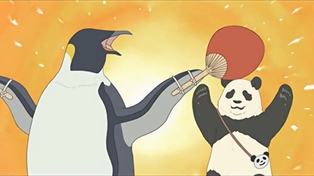 Panda's New Part-time Job! / Mr. Penguin Goes Flying!