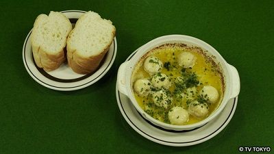 Mushroom Garlic and Oyster Au Gratin of Komaba-Todaimae, Meguro Ward