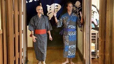 Nat Faxon & Jim Rash in Tokyo