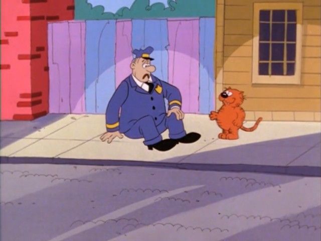 The Great Cop 'n Cat Chase [Heathcliff]