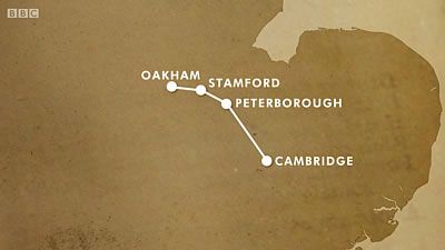 Oakham to Cambridge