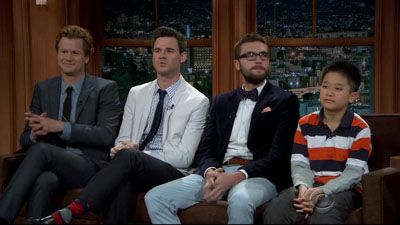 John Leguizamo, Ryan Xie, David and Leeman, guest host Wayne Brady