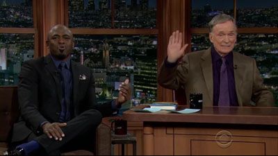 Dick Cavett, Morena Baccarin, Derrick Pitts, guest host Wayne Brady