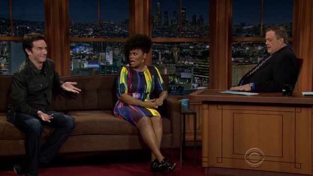 Jeff Probst, Yvette Nicole Brown, Greg Warren, guest host Billy Gardell