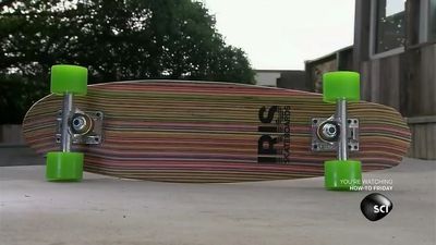Recycled Skateboards; Braided Pastry; Construction Trailers; Vises