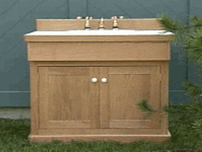 Oak Bathroom Vanity