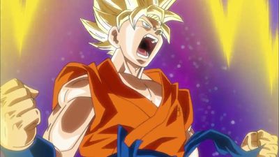 Surprise, 6th Universe! This is Super Saiyan Goku!
