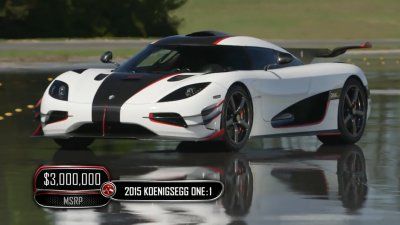 Jay Leno Drives The $3,000,000 Koenigsegg One-1