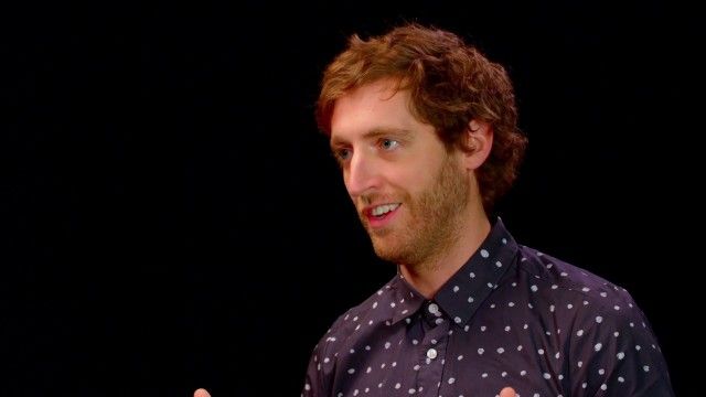 Thomas Middleditch Does Improv While Eating Spicy Wings