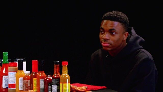 Vince Staples Delivers Hot Takes While Eating Spicy Wings