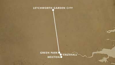 Letchworth Garden City to Herne Hill