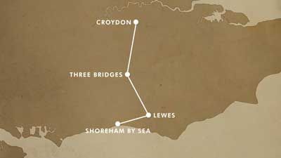 Croydon to Shoreham-By-Sea