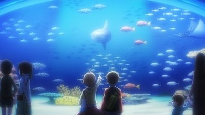 Sakura's Thrilling Aquarium Visit