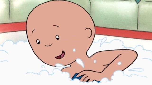 Caillou in the Bathtub