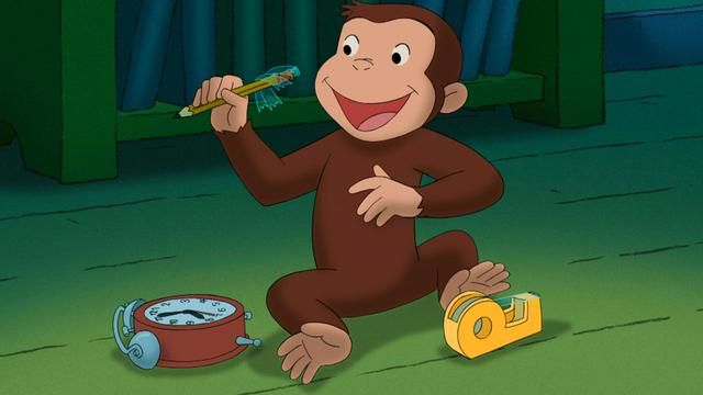 Curious George and the Wake-Up Machine