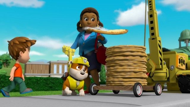 Pups Save a Tower of Pizza