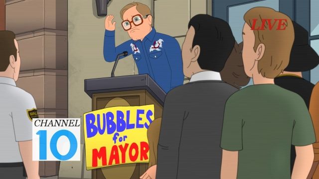 Bubbles for Mayor