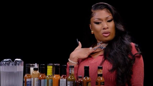 Megan Thee Stallion Turns Into Hot Girl Meg While Eating Spicy Wings