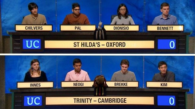 St Hilda's College, Oxford vs Trinity College, Cambridge