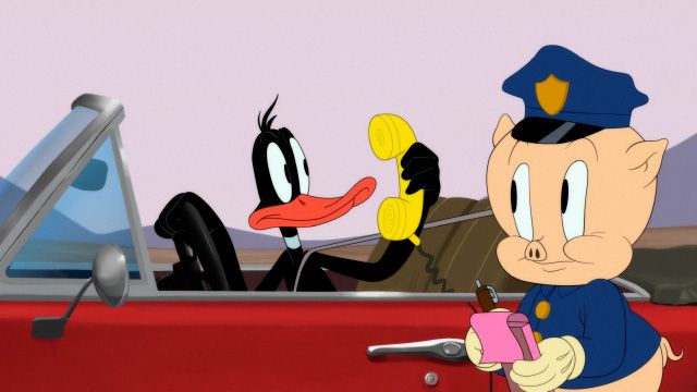 Daffy Traffic Cop Stop: Phone Booth