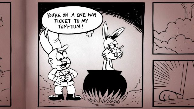 Funny Book Bunny