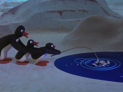 Pingu and the Big Fish