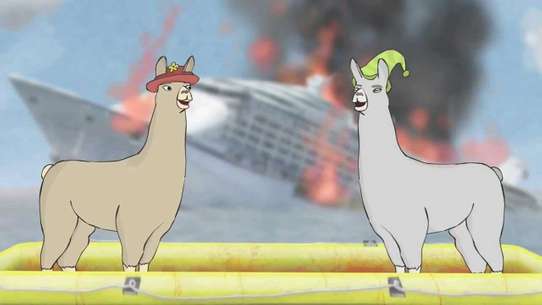 Llamas with Hats