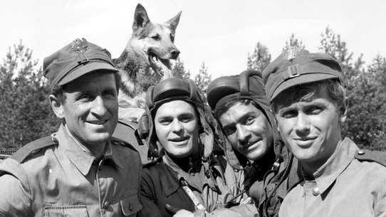 Four Men and a Dog – In a Tank